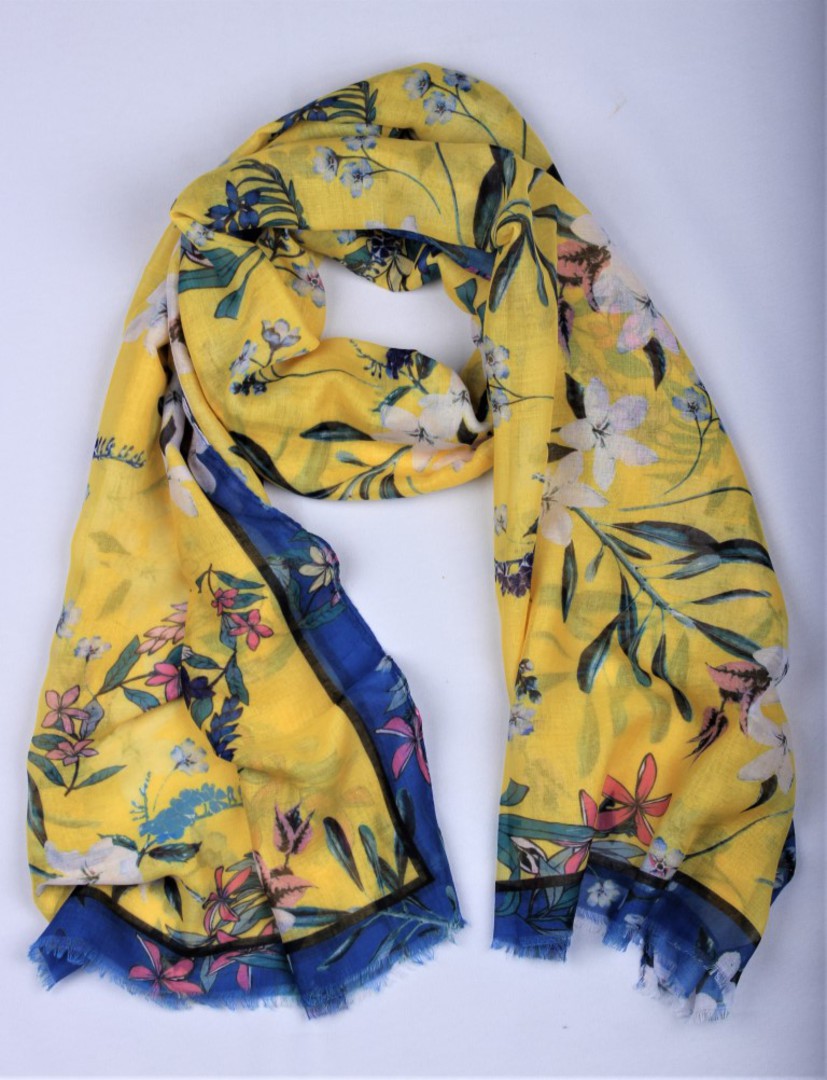 Alice & Lily printed scarf yellow Style : SC/4805YEL image 0